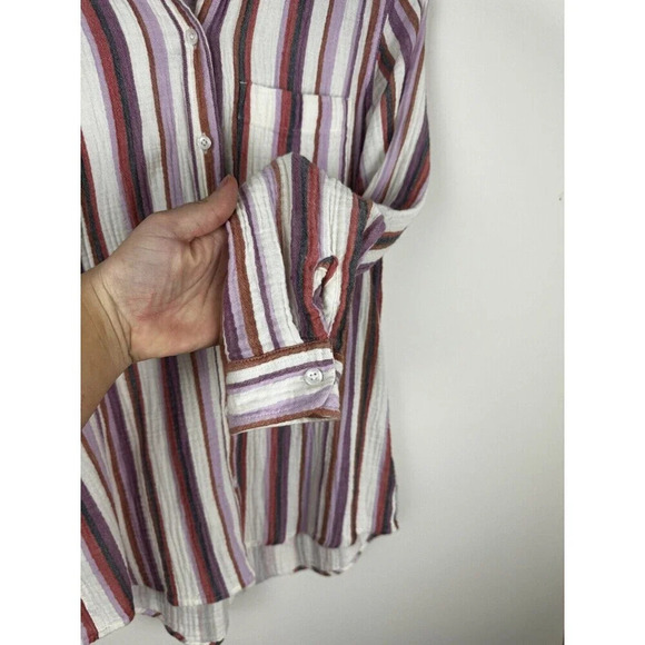 Eddie Bauer Carry On Long Sleeve Button Down Shirt Women’s Medium - Picture 4 of 8